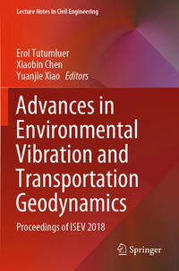 Vorderes Coverbild Advances in Environmental Vibration and Transportation Geodynamics