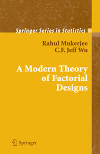 Vorderes Coverbild A Modern Theory of Factorial Design