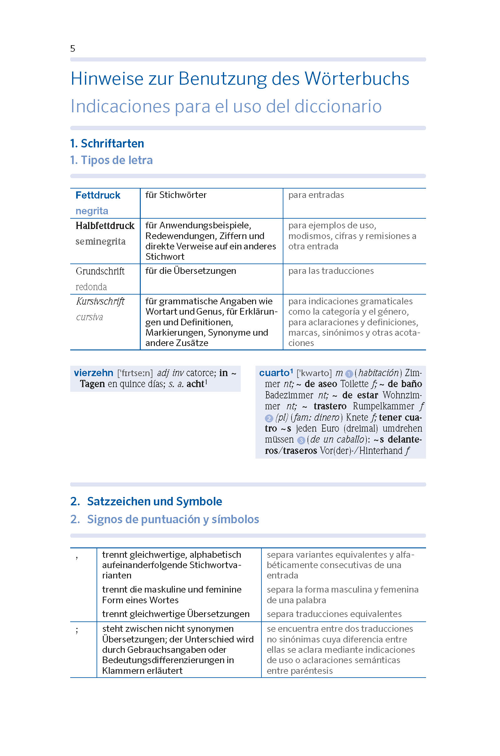Beispielinhalt (Bild) PONS Kompaktwörterbuch Plus Spanisch