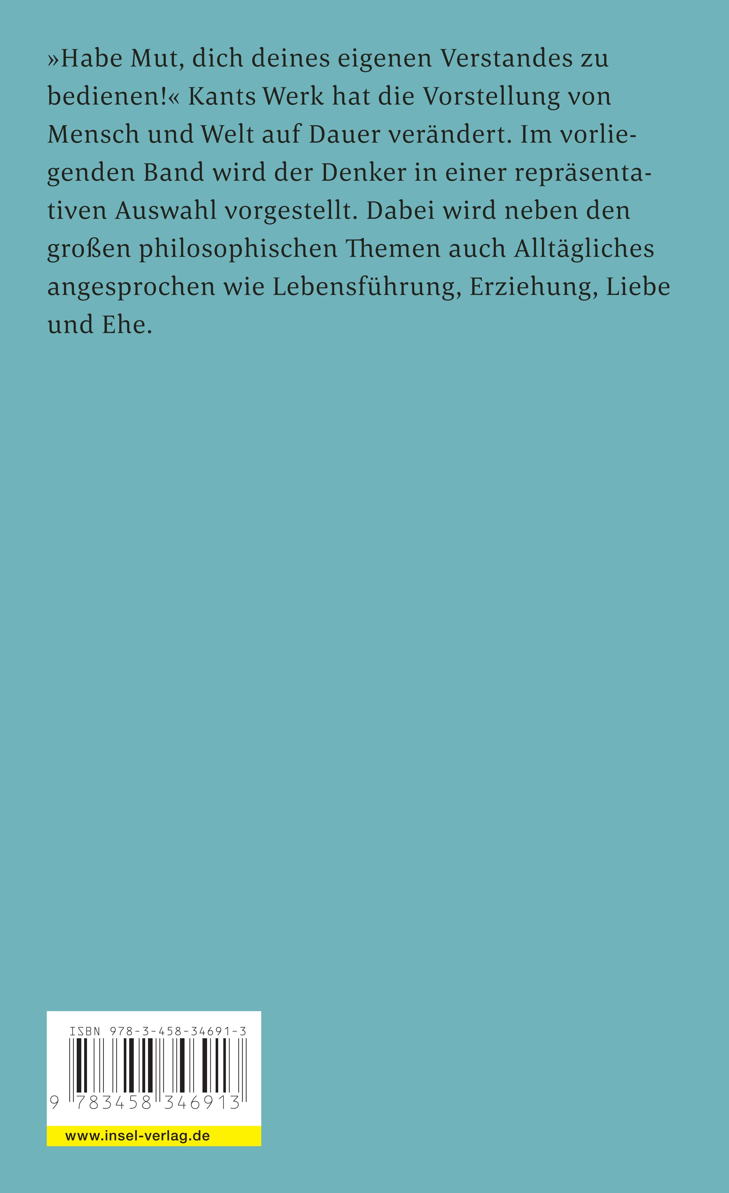 Rückseitencover Denken mit Kant