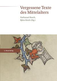 Vorderes Coverbild Vergessene Texte des Mittelalters
