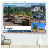 Vorderes Coverbild Äthiopien - Auf dem Dach Afrikas (hochwertiger Premium Wandkalender 2025 DIN A2 quer), Kunstdruck in Hochglanz