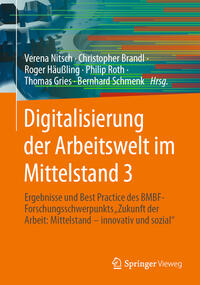 Vorderes Coverbild Digitalisierung der Arbeitswelt im Mittelstand 3