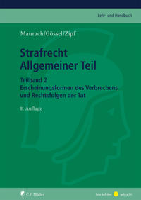 Vorderes Coverbild Strafrecht Allgemeiner Teil. Teilband 2
