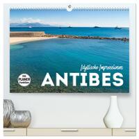 Vorderes Coverbild ANTIBES Idyllische Impressionen (hochwertiger Premium Wandkalender 2025 DIN A2 quer), Kunstdruck in Hochglanz