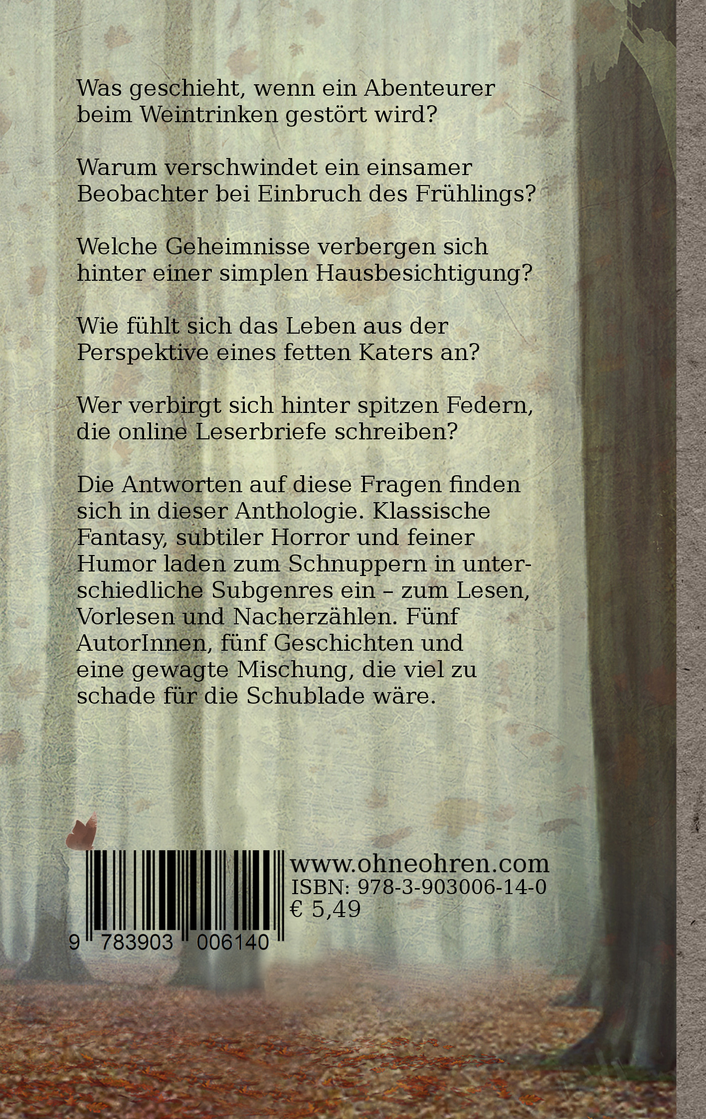 Rückseitencover Fantasy-Lesebuch 3