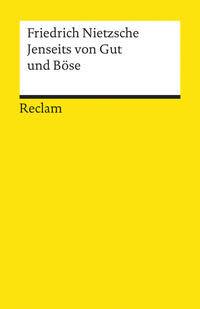 Vorderes Coverbild Jenseits von Gut und Böse. Vorspiel einer Philosophie der Zukunft