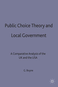 Vorderes Coverbild Public Choice Theory and Local Government