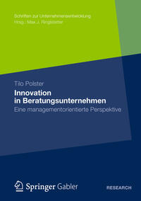 Vorderes Coverbild Innovation in Beratungsunternehmen