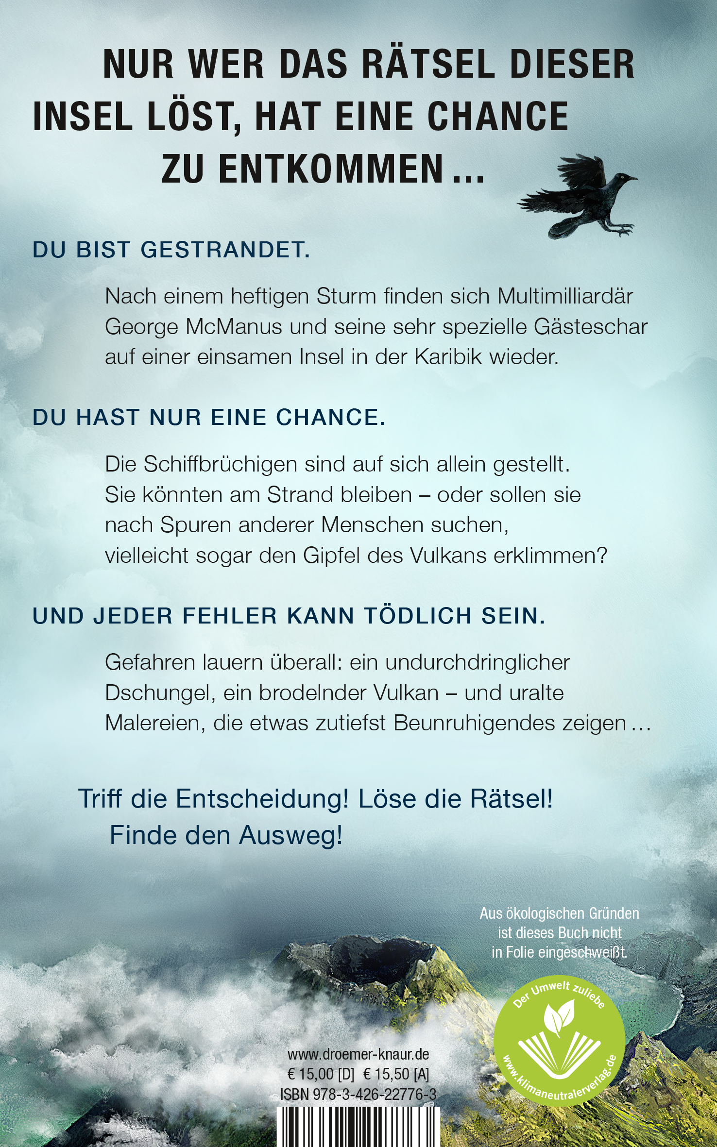 Rückseitencover No Escape - Insel der Toten
