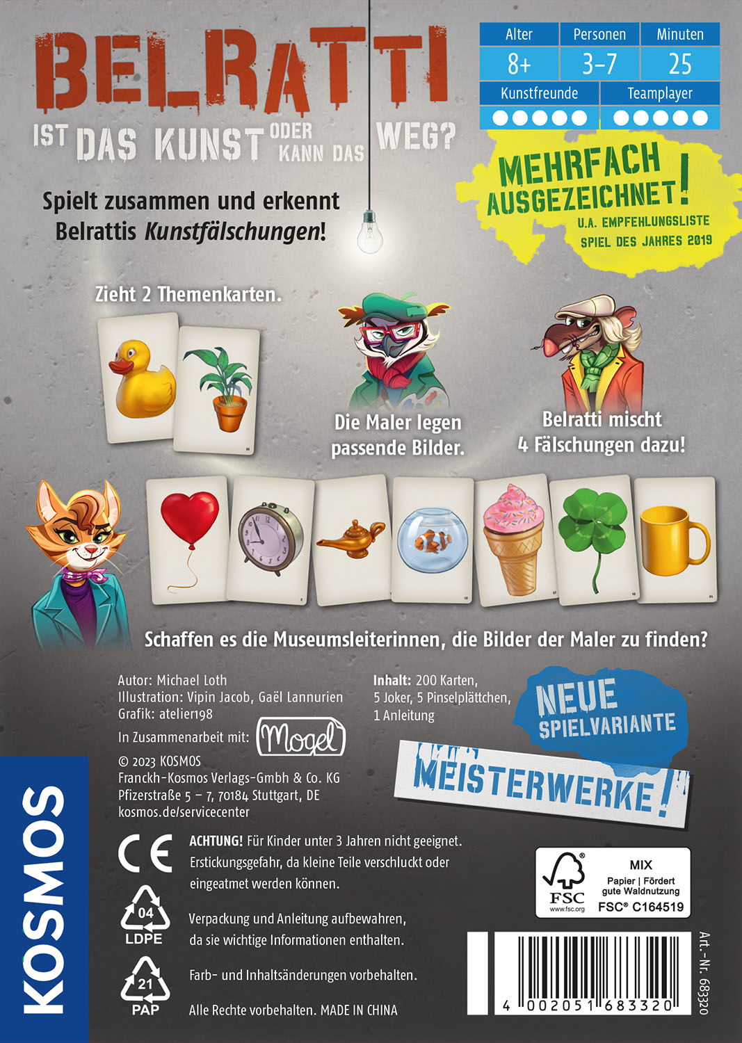 Rückseitencover Belratti