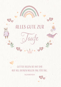 Vorderes Coverbild Alles Gute zur Taufe