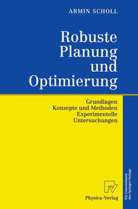 Vorderes Coverbild Robuste Planung und Optimierung