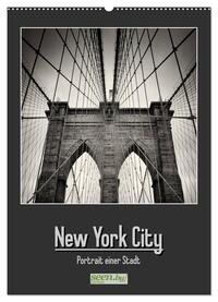 Vorderes Coverbild New York City - Portrait einer Stadt (Wandkalender 2025 DIN A2 hoch), CALVENDO Monatskalender