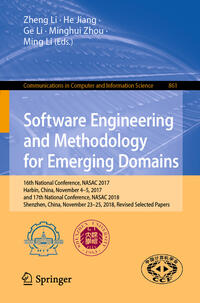 Vorderes Coverbild Software Engineering and Methodology for Emerging Domains