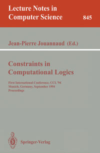 Vorderes Coverbild Constraints in Computational Logics