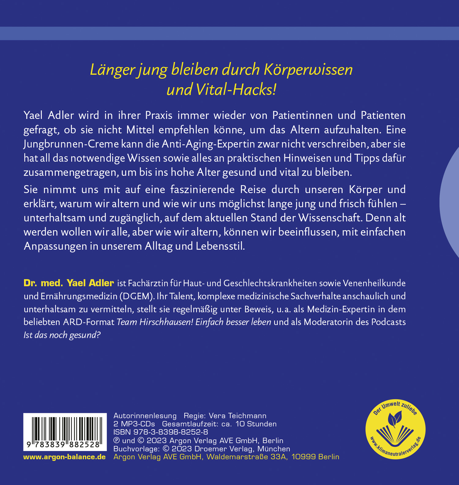 Rückseitencover Genial vital!
