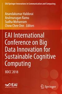 Vorderes Coverbild EAI International Conference on Big Data Innovation for Sustainable Cognitive Computing