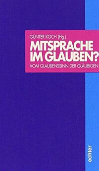 Vorderes Coverbild Mitsprache im Glauben?