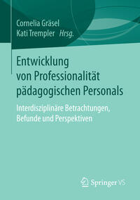 Vorderes Coverbild Entwicklung von Professionalität pädagogischen Personals