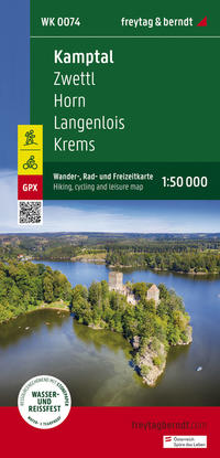 Vorderes Coverbild Kamptal, Wander-, Rad- und Freizeitkarte 1:50.000, freytag & berndt, WK 0074