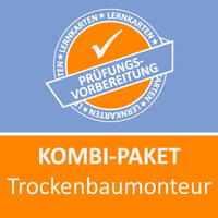 Vorderes Coverbild Kombi-Paket Trockenbaumonteur Lernkarten