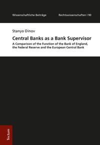 Vorderes Coverbild Central Banks as a Bank Supervisor