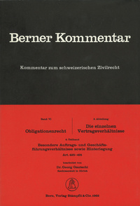 Vorderes Coverbild Obligationenrecht: Die einzelnen Vertragsverhältnisse, Gesellschaftsrecht, Wertpapierrecht, Art. 363-1186 / Kauf und Tausch - Die Schenkung. Art. 184-252 / Kommission, Spedition, Frachtvertrag, Prokura, Anweisung, Hinterlegung
