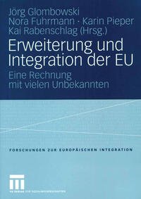 Vorderes Coverbild Erweiterung und Integration der EU