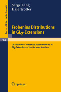 Vorderes Coverbild Frobenius Distributions in GL2-Extensions