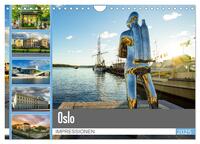 Vorderes Coverbild Oslo Impressionen (Wandkalender 2025 DIN A4 quer), CALVENDO Monatskalender