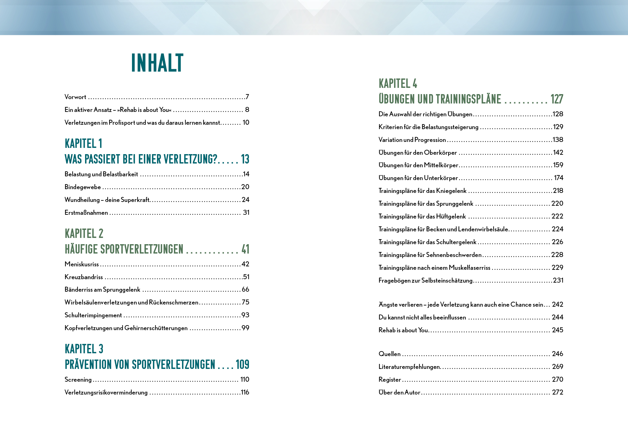 Beispielinhalt (Bild) Back in the game – dein Programm für den optimalen Wiedereinstieg