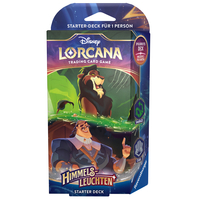 Vorderes Coverbild Disney Lorcana: Himmelsleuchten - Starter Deck Smaragd und Stahl (Deutsch)