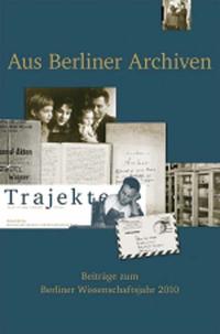 Vorderes Coverbild Trajekte 20