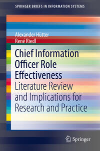 Vorderes Coverbild Chief Information Officer Role Effectiveness