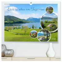 Vorderes Coverbild Es is so schee am Tegernsee (hochwertiger Premium Wandkalender 2025 DIN A2 quer), Kunstdruck in Hochglanz