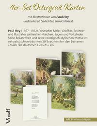 Vorderes Coverbild 4er-Set Osterkarten »Häschen«