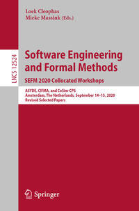 Vorderes Coverbild Software Engineering and Formal Methods. SEFM 2020 Collocated Workshops