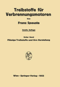 Vorderes Coverbild Treibstoffe für Verbrennungsmotoren