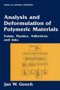 Vorderes Coverbild Analysis and Deformulation of Polymeric Materials