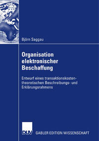 Vorderes Coverbild Organisation elektronischer Beschaffung