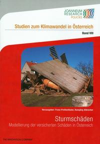 Vorderes Coverbild Sturmschäden - Modellierung der versicherten Schäden in Österreich
