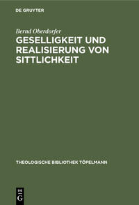 Vorderes Coverbild Geselligkeit und Realisierung von Sittlichkeit