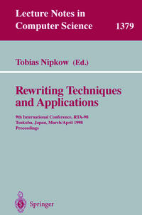 Vorderes Coverbild Rewriting Techniques and Applications