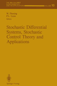 Vorderes Coverbild Stochastic Differential Systems, Stochastic Control Theory and Applications