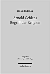 Vorderes Coverbild Arnold Gehlens Begriff der Religion