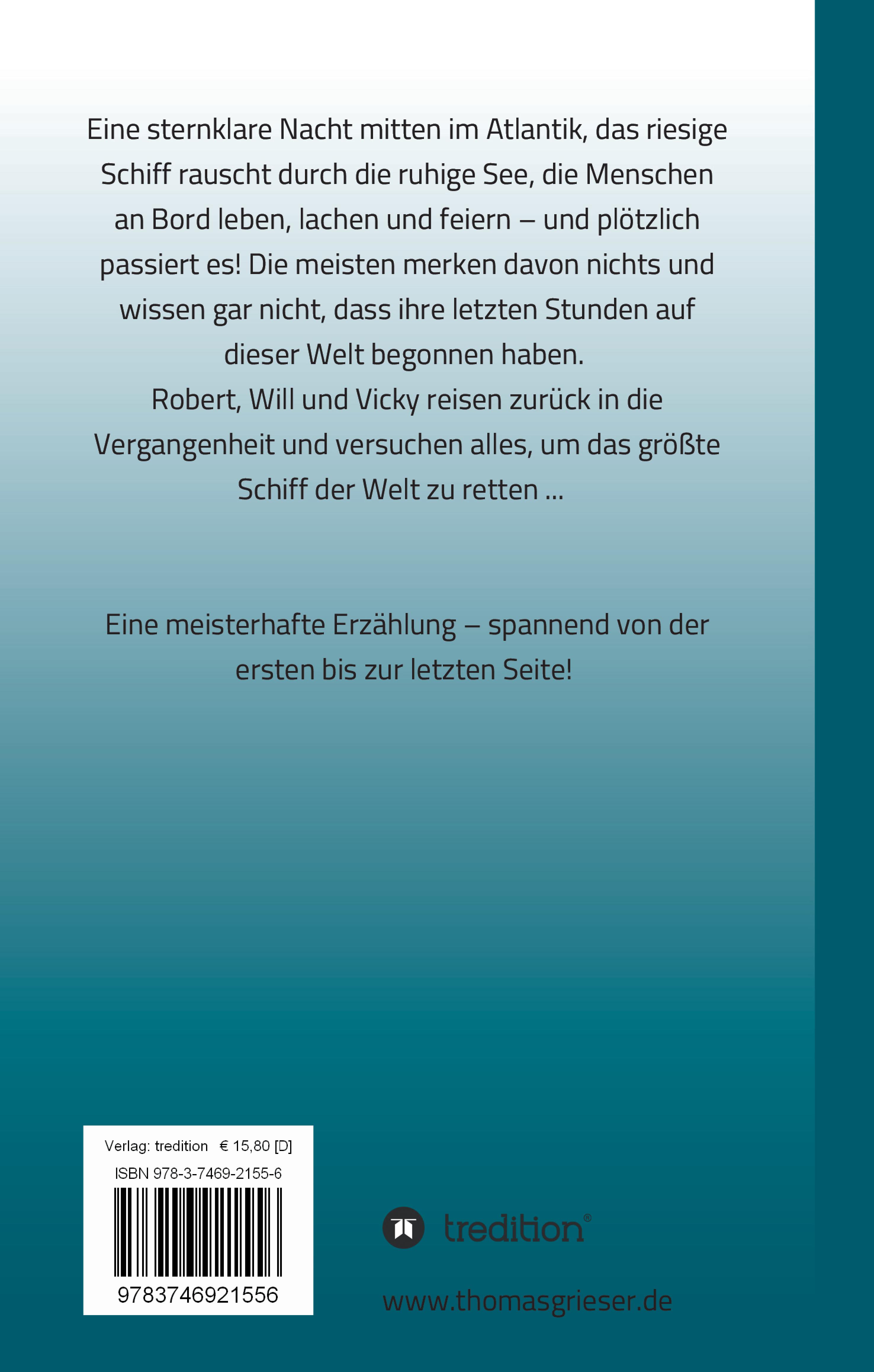 Rückseitencover Wir retten die Titanic!