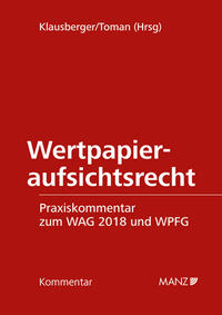 Vorderes Coverbild Wertpapieraufsichtsrecht WAG 2018/WPFG