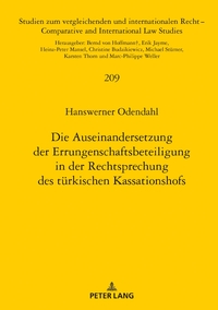 Vorderes Coverbild Die Auseinandersetzung der Errungenschaftsbeteiligung in der Rechtsprechung des türkischen Kassationshofs