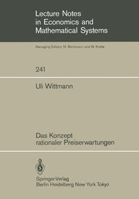 Vorderes Coverbild Das Konzept rationaler Preiserwartungen